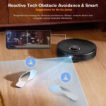 roborock Qrevo S5V Robot Vacuum Cleaner with Mop, FlexiArm Edge Mopping, 12,000Pa Suction, Dual Zero-Tangle System, Smart Obstacle Avoidance, 10mm Mop Lifting, All-in-One Dock,… - Image 7