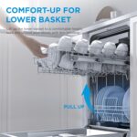with 10 Place Settings, Wi-Fi Connected, 45 cm Width, 44dB Silence, Intensive Wash & Adjustable Basket, Stainless Steel-MDWEF1034D(SS) [Energy Class C] - Image 10