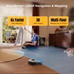roborock Qrevo S5V Robot Vacuum Cleaner with Mop, FlexiArm Edge Mopping, 12,000Pa Suction, Dual Zero-Tangle System, Smart Obstacle Avoidance, 10mm Mop Lifting, All-in-One Dock,… - Image 8