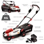 Cordless Lawnmower 20V – Brushless Motor Lawn Mower with 4.0Ah Battery & Charger – 33cm Width, 5 Heights, Mini Lawn Mower for Small Garden – Battery Operated Lawnmower -… - Image 9