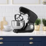 Andrew James Stand Mixer for Baking Food Mixer, 1300W Max, Large 5.5 Litre Bowl 6 Speed Pulse Mode, Kitchen Electric Mixer with Bowl, Flexi-Beater Dough Hook Balloon Whisk… - Image 2