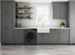 Pro Wash Series 3 Washer Dryer, 8kg Wash, 5kg Dry, A-10 percent Wash Energy Class, 16 Programmes, XL Soft Drum, WIFI Connected, Graphite-Black Door, 48x60x85 cm -HBWR… - Image 2