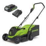 24V Cordless Lawnmower with Brushless Motor for Smaller Lawns up to 140m², 33cm Cutting Width, 30L Bag, Lawnmower with 24V 4Ah Battery & Charger, 3 Year… - Image 10
