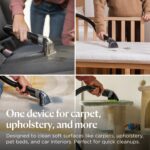 C5 Pet, Portable Carpet Cleaner, Remove Spills, Spots & Stains, For Carpets, Car Seats, Powerful Suction, Two-Tank Technology, Corded, 3928E, Black,cha Cha Lime - Image 4