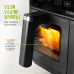 Vizion 9L Dual Basket Air Fryer with Digital Control Panel, 8 Cooking Pre-sets, Sync Function & Match Cook Function, Shake Reminder, 2400W, Black, T17177 - Image 5