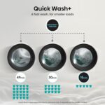 3S Series WD3S8043BW3 Wifi Connected 8Kg / 5Kg Washer Dryer with 1400 rpm – White – A/D Rated - Image 10