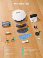 Robot Vacuum Cleaner with Mop, G20 Robotic Vacuums with Mapping, 7000Pa Strong Suction, Carpet Booster, Wi-Fi/APP/Alexa/Remote, Ideal for Pet Hair, Hard Floor and… - Image 7