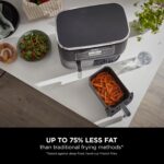 Foodi Dual Zone Digital Air Fryer, 2 Drawers, 7.6L, 6-in-1, Uses No Oil, Air Fry, Max Crisp, Roast, Bake, Reheat, Dehydrate, Cooks 4-6 Portions, Non-Stick, Dishwasher Safe… - Image 8