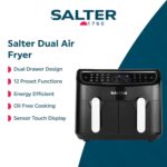 EK4548 Dual Air Fryer – Double Drawer, 2 XL Non-Stick Cooking Trays, Sync & Match Cook Function, Independent Cooking, 8.2L, Sensor Touch Display, 12 Presets, Oil Free,… - Image 2