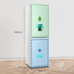 MC55251DE 55cm Freestanding 256 litre 50/50 Fridge Freezer with Non-plumbed Water Dispenser – Frost Free – LED Lighting- 4 Star Freezer Rating -White – E Rated,… - Image 3