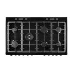 MDFRC100C 100cm Dual Fuel Range Cooker – Cream – 7 Gas Burners, 2 Electric Ovens, Separate Grill, Cast Iron Pan Supports - Image 5