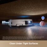 X50 Ultra Complete Robot Vacuum with Mop, 20000Pa, Conquers Obstacles Up to 6CM, Liftable Brush&Mops, 80°C Hot Water Washing, Anti-Tangling, Removable Mop, Dual Flex-Arm,… - Image 3
