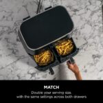 Foodi Dual Zone Digital Air Fryer, 2 Drawers, 7.6L, 6-in-1, Uses No Oil, Air Fry, Max Crisp, Roast, Bake, Reheat, Dehydrate, Cooks 4-6 Portions, Non-Stick, Dishwasher Safe… - Image 10