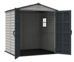 StoreMate PLUS 6 x 6 (3.65 m2) Plastic Garden Shed with Heavy-Duty Plastic Floor & Fixed Window, Strong Metal Roof Structure, Fire Retardant & Maintenance-Free Storage… - Image 7