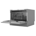 Hobbs RHTTDW6S Freestanding Compact Dishwasher, Eco mode, 6 place settings, Noise level: decibels 52 (Energy Class F), Silver - Image 9