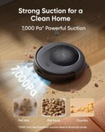 Omni C20, Robot Vacuum Cleaner with Mop, All-in-One Station,7,000 Pa Powerful Suction, Ultra-Slim, Auto Emptying, Washing and Drying for Hands-Free Cleaning, Mop Lifting… - Image 5