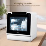 Table Top Dishwasher, New Upgraded Model Countertop Dishwasher 8 Wash Programs with Child Lock & Delayed Start Function, 5L Water Tank – No Hookup Needed - Image 6