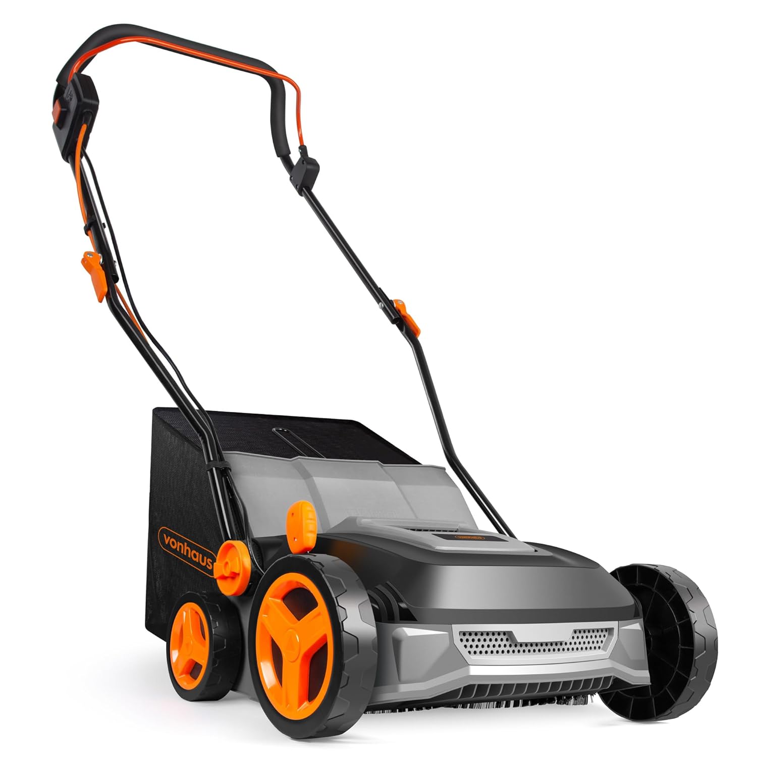 71hJGDm11DL._SL1500_.jpg VonHaus Artificial Grass Brush 1800W – Electric Corded Lawn Sweeper Cleaner Machine for Fake Turf – 45L Collection Bag, 10m Cable, 5 Adjustable Heights, 370mm Working Width,… - Image 1