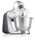 Line 7 in 1 Stand Mixer MUM58259GB with 11 accessories, 7 Speeds, dough hook, whisk, beater, blender, juicer, mincer, shredder, 1000W, White/Silver - Image 4