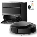 M2 Plus Robot Vacuum and Mop, Self-Emptying, 6000Pa Suction, 75-Day Hands-Free, dToF Laser Navigation, PSD Obstacle Avoidance, for Hard Floors & Carpets, WiFi 2.4G/5G, Black - Image 10
