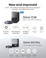 X10 Pro Omni Robot Vacuum Cleaner With Mop, Incredible Suction, Dual Mops with 12 mm Auto-Lift and Carpet Detection, AI Obstacle Avoidance, Auto Mop Washing&Drying,… - Image 3