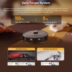 roborock Qrevo S5V Robot Vacuum Cleaner with Mop, FlexiArm Edge Mopping, 12,000Pa Suction, Dual Zero-Tangle System, Smart Obstacle Avoidance, 10mm Mop Lifting, All-in-One Dock,… - Image 5