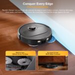 roborock Qrevo S5V Robot Vacuum Cleaner with Mop, FlexiArm Edge Mopping, 12,000Pa Suction, Dual Zero-Tangle System, Smart Obstacle Avoidance, 10mm Mop Lifting, All-in-One Dock,… - Image 4