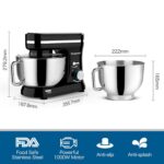 Vospeed Stand Mixer,5 Quarts 8-Speed 1000W Tilt-Head Food Mixer - Image 6