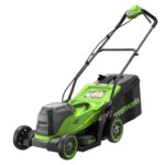 24V Cordless Lawnmower with Brushless Motor for Smaller Lawns up to 140m², 33cm Cutting Width, 30L Bag, Lawnmower with 24V 4Ah Battery & Charger, 3 Year… - Image 6