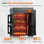 10L Double Stack Air Fryer with Dual Basket & 2 Drawers – 2400W Dual Air Fryer for Even Heating with 4 cooking levels | 9-in-1 Modes, Sync&Match, Shake Reminder，Large for Family… - Image 5
