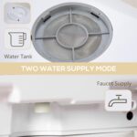 Table Top Dishwasher, Mini Countertop Dishwasher No Plumbing with Built-in 6L Water Tank, 6 Programs, Touch Control, LED Display, 4 Place Settings, Dual Water Supply and… - Image 5