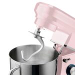 Professional Stand Mixer 1200W with 6 Speeds & Pulse Function, 7L Stainless Steel Mixing Bowl, Splash Guard, Whisk, Beater & Dough Hook | Electric Kitchen Mixer for Cakes,… - Image 7