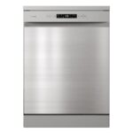 HS622E90XUK Freestanding Standard Dishwasher 85cm High- Stainless Steel – E Rated, Silver, 24 x 23 x 33 inches (L x W x H) [Energy Class E]