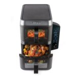 Salter VertiCook View Stackable Air Fryer – Vertical Double Drawer, Cook On 4 Levels, XL 9L Capacity – 2 x 4.5L Baskets, 2 Drawers & 2 Racks, Space Saving, 12 Functions, Sync &… - Image 4