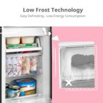 RCB169BL2UK(E) 174 Litre Freestanding Fridge Freezer, Low Frost, Adjustable thermostat, Energy Saving LED lights, Reversible Door Hinge, Low Noise- Black - Image 3