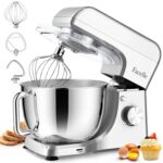 Facelle Stand Mixer, 1500W Electric Kitchen Mixer, 10 Speeds Food Mixer with Pulse, Attachments include 5.5L Stainless Steel Bowl, Dishwasher Dough Hook, Whisk, and Beater for… - Image 10
