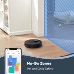 Ultenic Robot Vacuum Cleaner with Mop 8000Pa/200Mins, Precision LiDAR Navigation, 3 in 1 Sweep & Mop Robot,5 Maps, No-go Zone, App Control for All Floor, Carpet & Pet Hair - Image 9