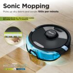 Shark Matrix Plus 2-in-1 Self-Empty Robot Vacuum Cleaner & Mop with LiDAR Home Mapping & Edge Cleaning, for Carpet, Hard Floors & Pet Hair, Anti-Allergen, Self-Charging,… - Image 2