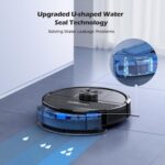 Lubluelu Robot Vacuum Cleaner with Mop, Upgraded 5500Pa Robotic Vacuums with Lidar Navigation, 5 Maps, Smart NO-GO Zones, WiFi/App/Alexa, 3 in 1 Robotic Vacuum for Pet Hair,… - Image 8