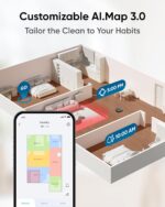 X10 Pro Omni Robot Vacuum Cleaner With Mop, Incredible Suction, Dual Mops with 12 mm Auto-Lift and Carpet Detection, AI Obstacle Avoidance, Auto Mop Washing&Drying,… - Image 8