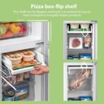 RCB169WH2(E) 70/30 Freestanding Fridge Freezer, 150 cm Height, 174 L Capacity with 59L 4-Star Freezer, Low Frost, Adjustable Thermostat, LED Light, Low Noise, White - Image 5
