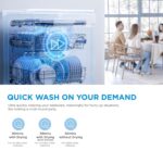 with 10 Place Settings, Wi-Fi Connected, 45 cm Width, 44dB Silence, Intensive Wash & Adjustable Basket, Stainless Steel-MDWEF1034D(SS) [Energy Class C] - Image 3
