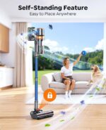 Cleaner, 600W 50KPA Stick Vacuum with Touch Screen, Up to 65 Mins Runtime, Powerful Vacuum with Rechargeable Wall Mount, Lightweight Vacuums for Hardwood Floor… - Image 4