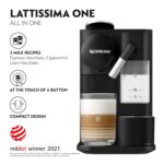 De’Longhi Lattissima One Evo Automatic Coffee Maker, Single-Serve Capsule Coffee Machine, Automatic frothed milk, Cappuccino and Latte, EN510.B, 1450W, Black - Image 2