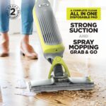 VacMop 2-in-1 Cordless Hard Floor Vacuum Spray Mop, 6x Disposable Pad Refills, 355ml Multi-Surface Floor Cleaner, Lightweight 1.5kg, Maintenance-Free Disposable Pads,… - Image 3