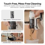 Cleaner 580W, 48KPa High Suction Hoover, up to 65 Mins Runtime, LED Screen, Rechargeable Vacuum Cleaner for Home, Floors, Carpets & Pet Hair - Image 5