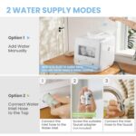 Table Top Dishwasher, Mini Countertop Dishwasher with 6+3 Programs, Steam Wash, Baby Care & Fruit Wash, No plumbing, Delay Start, 72H Storage, Perfect for Singles or… - Image 10