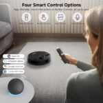 MONSGA Robot Vacuum with Mop, 7000Pa Powerful Suction, Lidar Navigation Robotic Vacuum with 3.5L Self-Empty Station, 180mins Runtime, APP/Remote/Voice Control, for Hard Floors… - Image 8