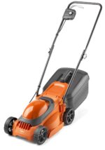 320V Wheeled Electric Lawnmower – 1300 W Motor, 32 cm Cutting Width, 30 Litre Grass Box, Soft Grip Handles, Orange and Grey - Image 8
