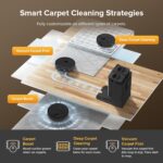 roborock Qrevo Series Robot Vacuum Cleaner with Mop, 10,000Pa Suction, Upgraded from Qrevo S, Dual Anti-Tangle Brushes, Smart Obstacle Avoidance, Auto Mop Washing&Drying,… - Image 6